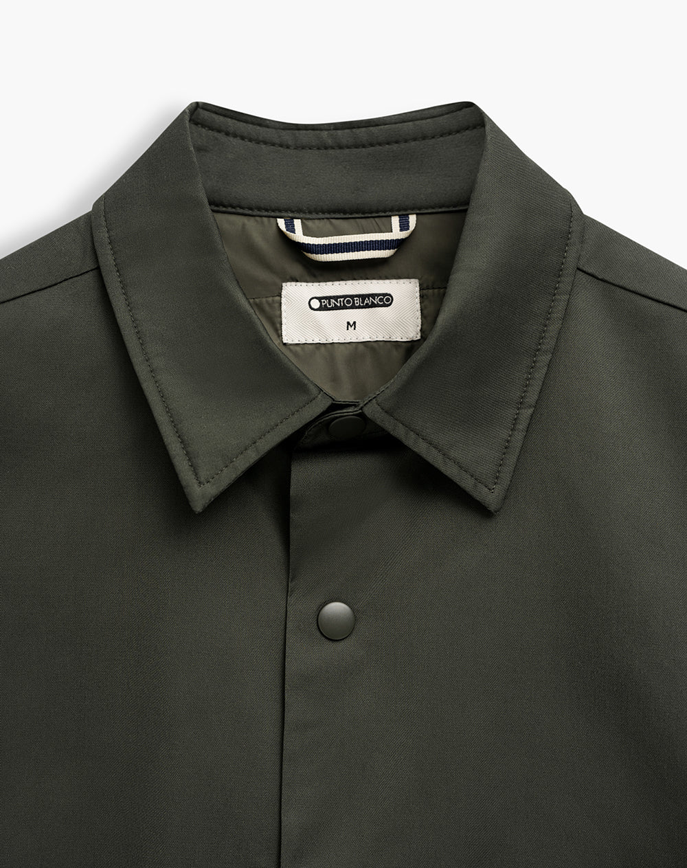 Chaqueta regular verde hombre