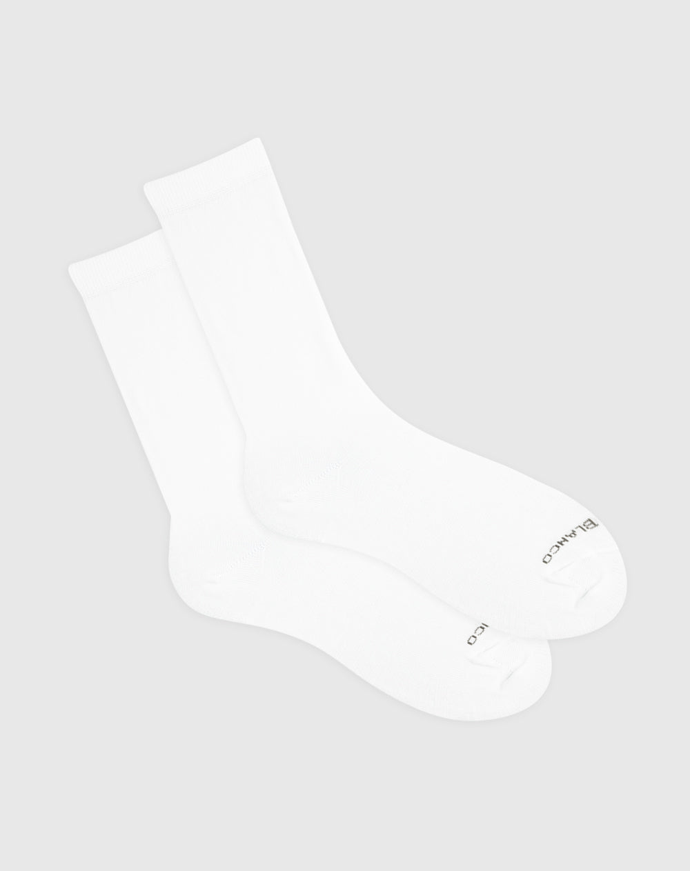 Medias para mujer largas en algodón pack x2unds blancas
