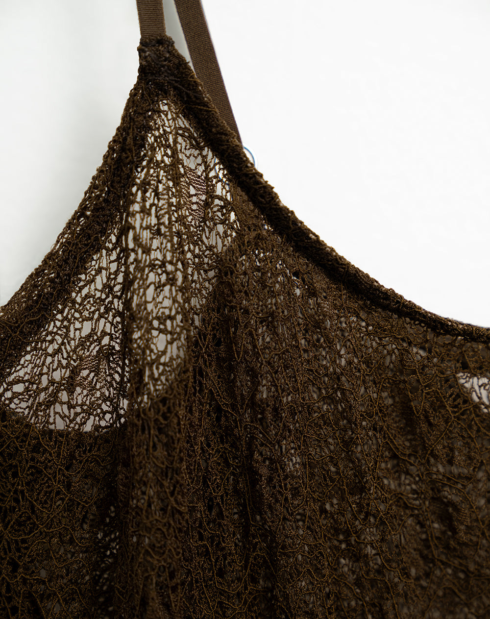 Vestido largo cafe