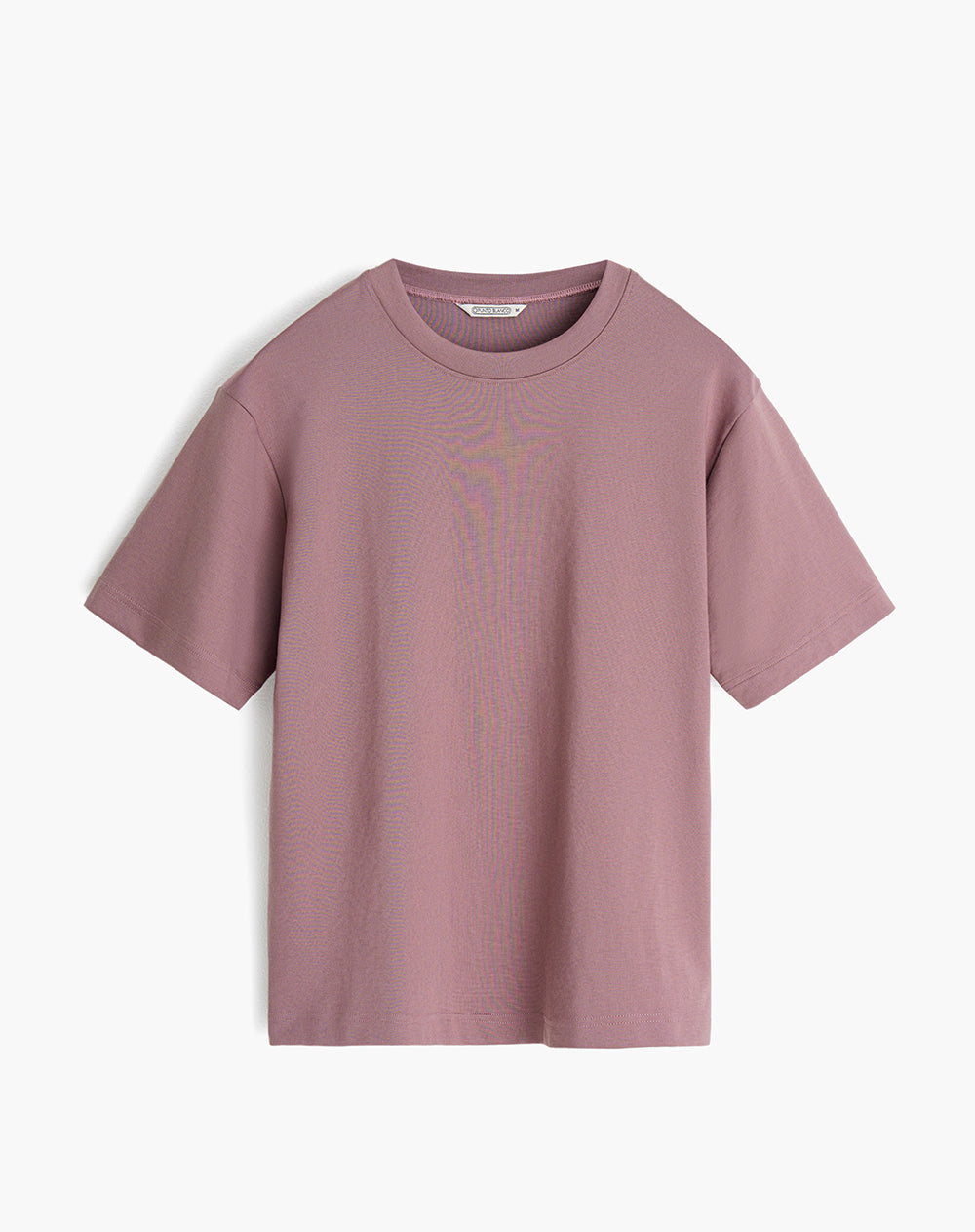 Camiseta oversize algodón palo rosa mujer
