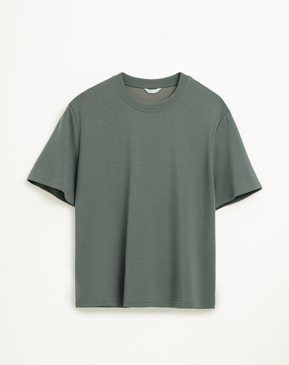 Camiseta holgada verde para mujer