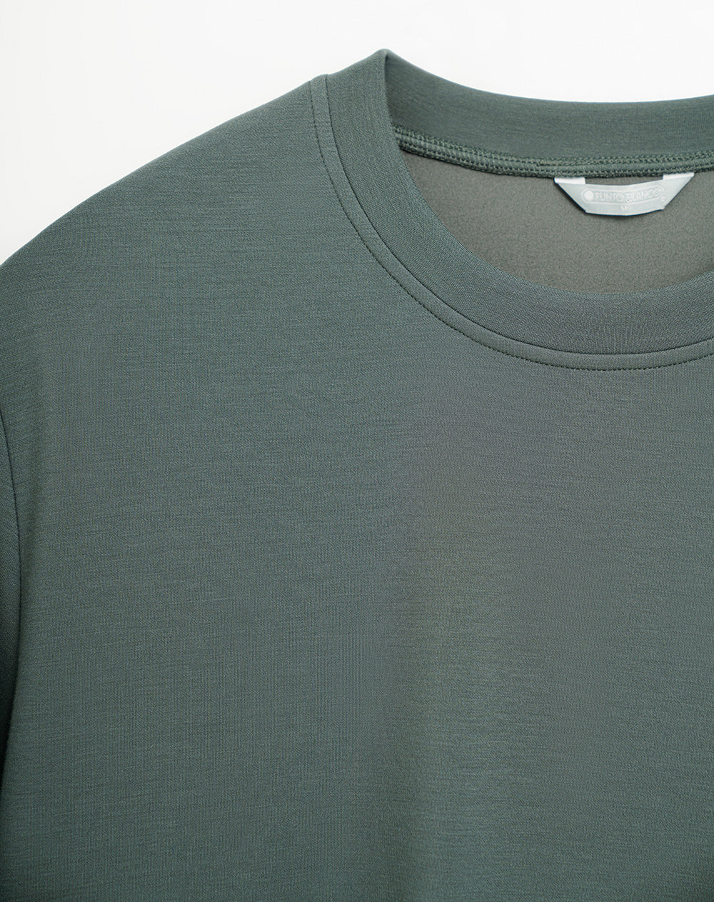 Camiseta holgada verde para mujer
