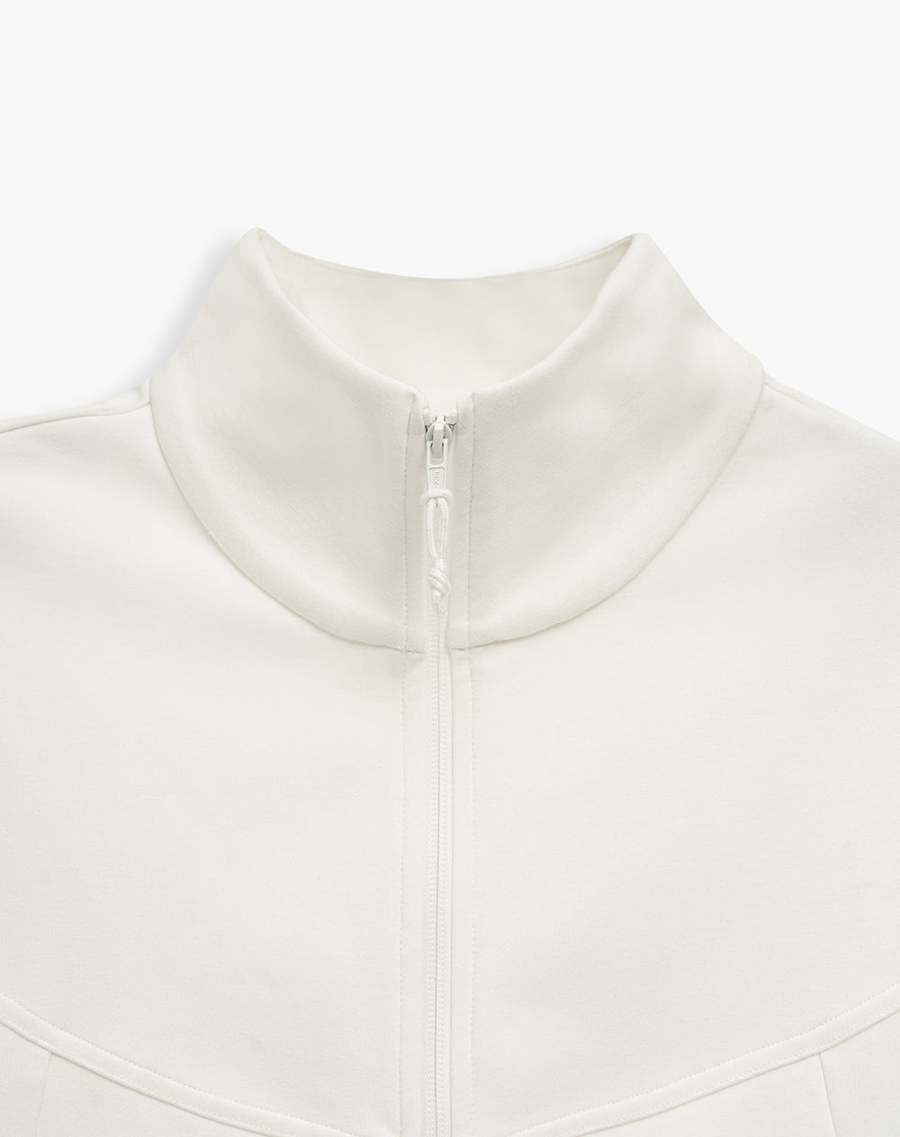 Chaleco deportivo cuello tipo tortuga blanco hombre