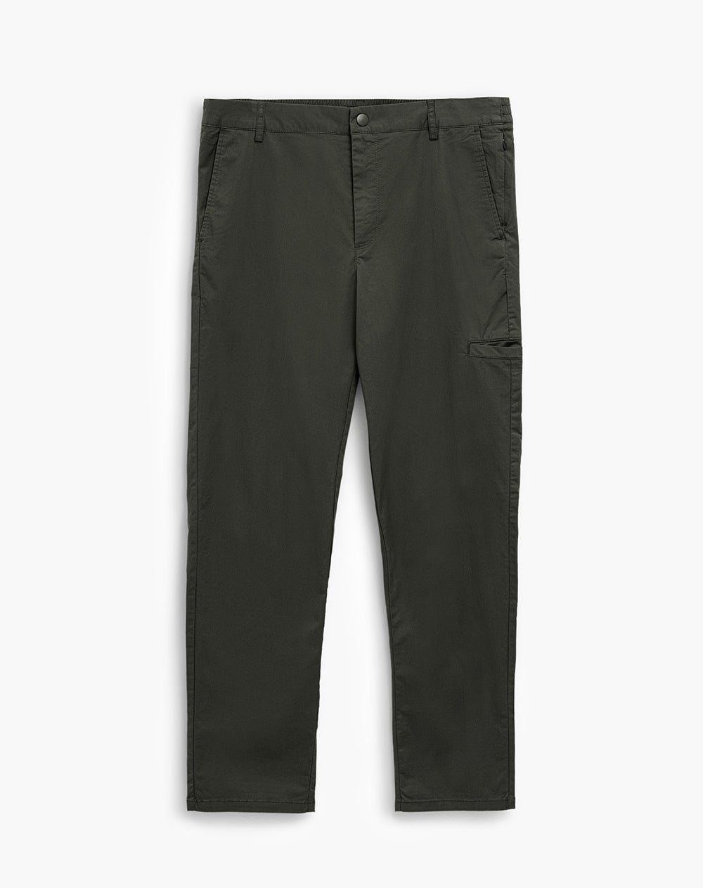 Pantalón chino regular tiro medio verde hombre hombre