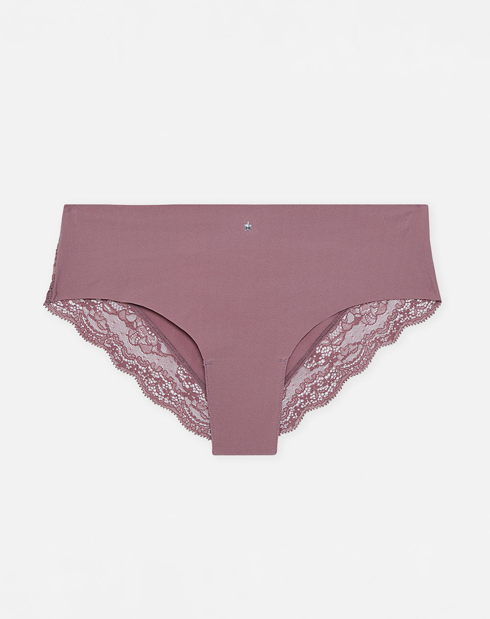 Panty cachetero en punto tiro medio palo de rosa
