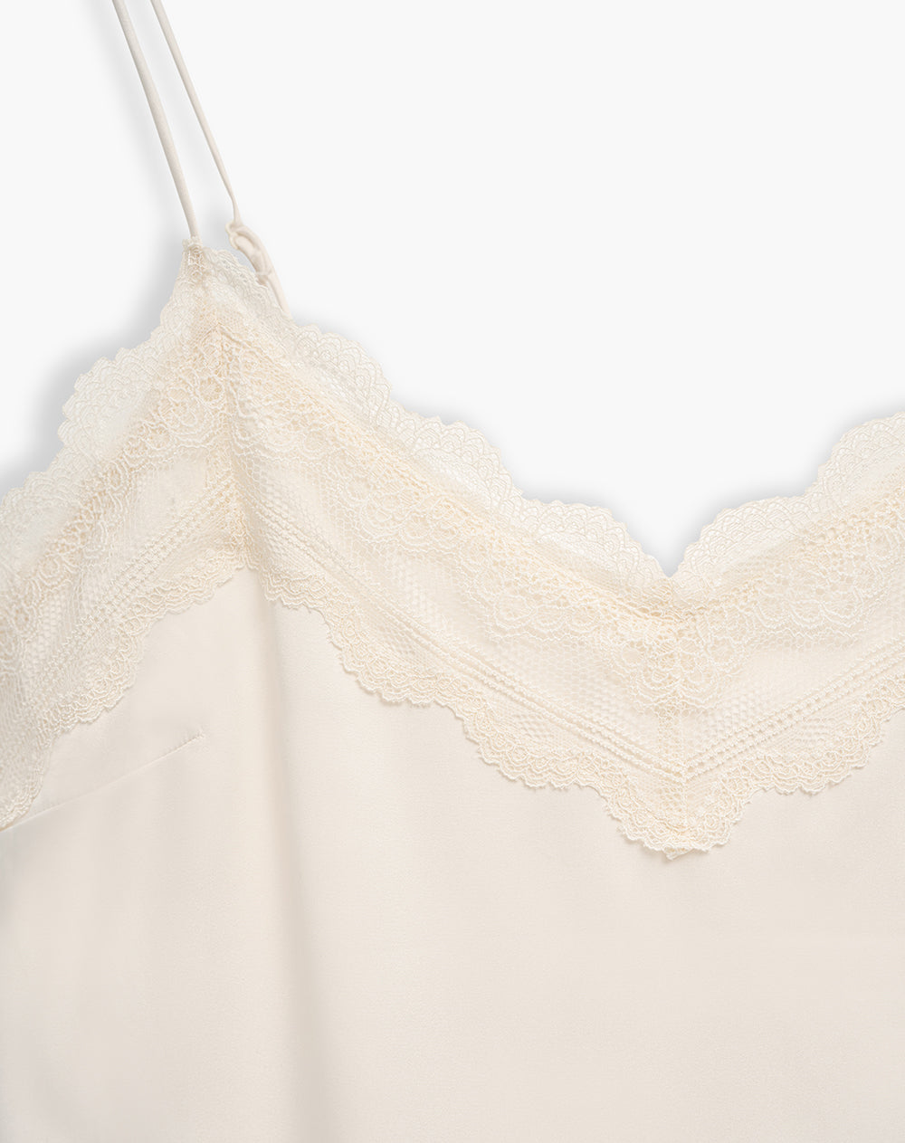 Blusa tipo satín vainilla mujer