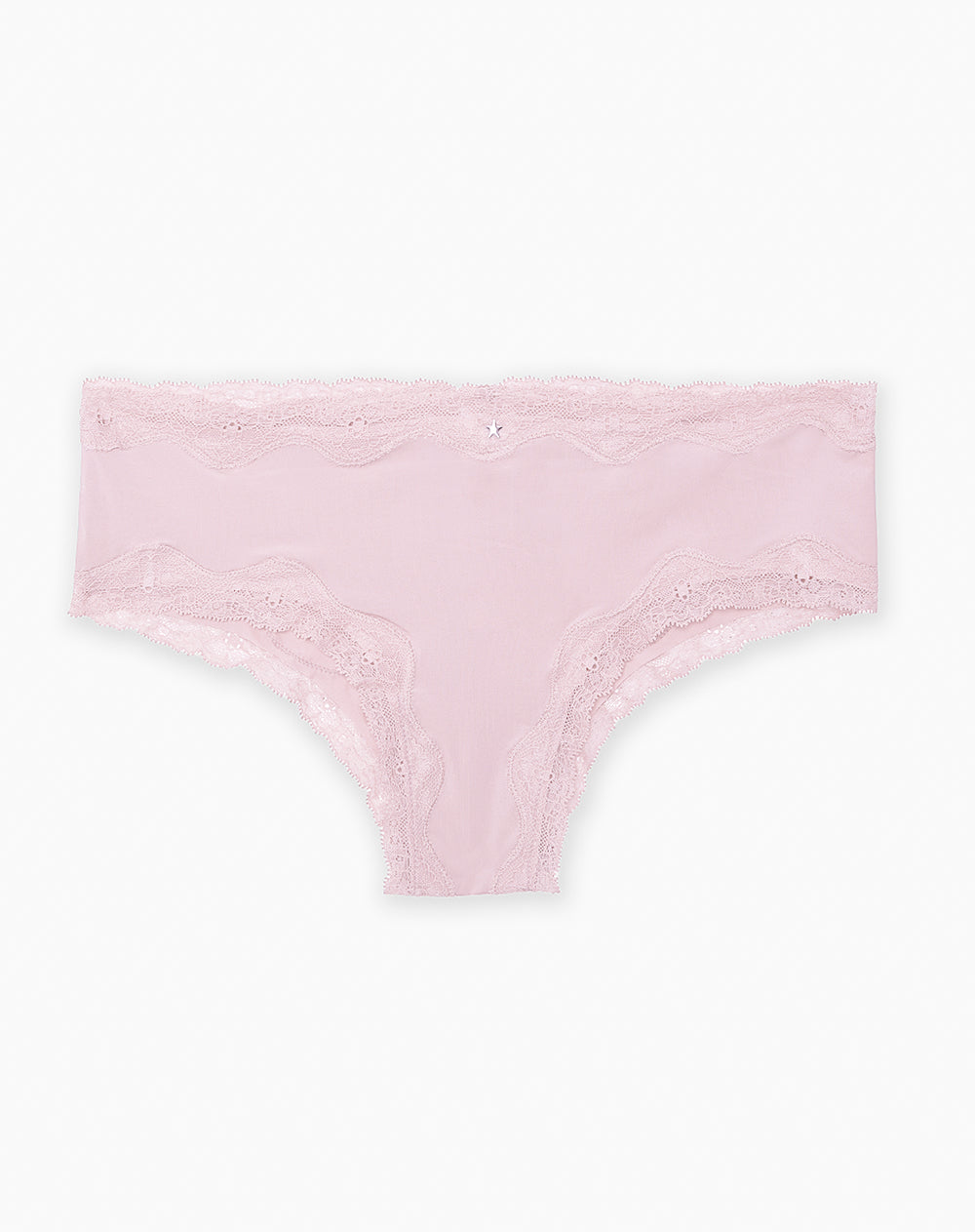 Panty cachetero más encaje lila