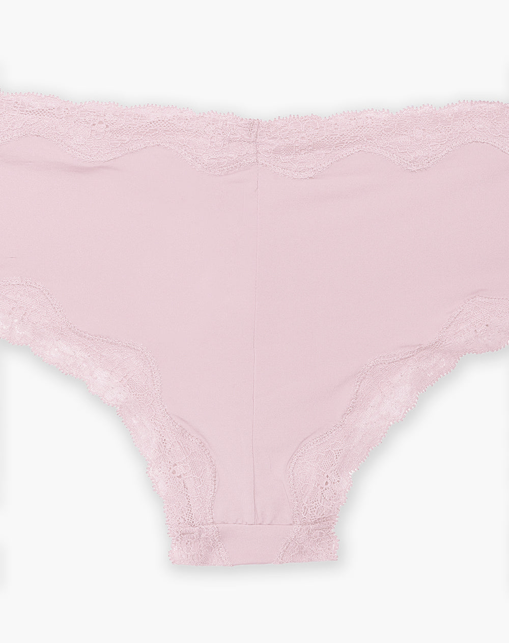 Panty cachetero más encaje lila
