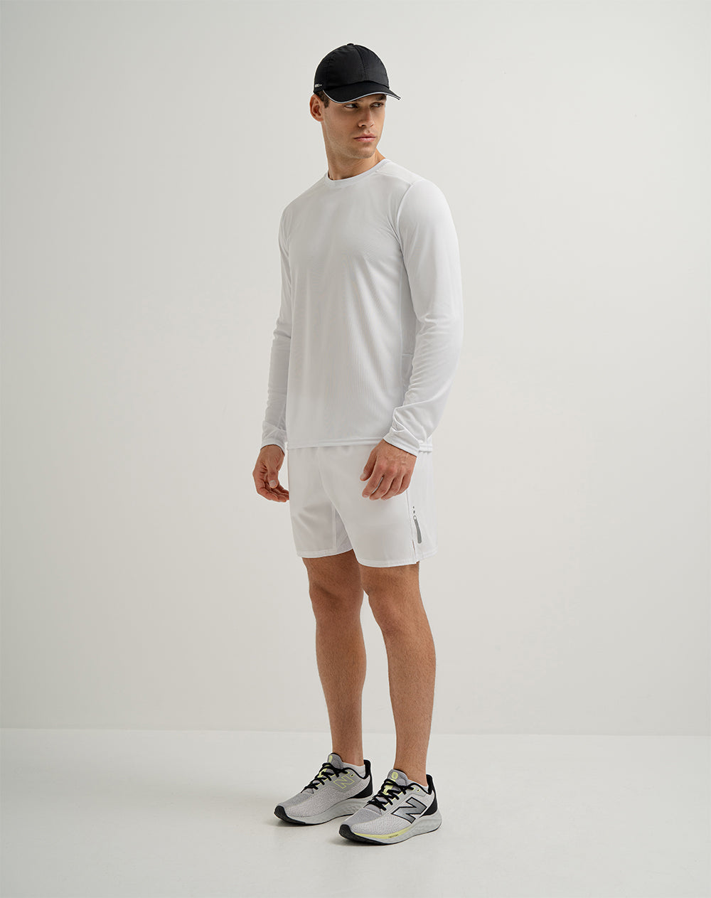 Camibuzo deportivo  hombre transpirable blanco