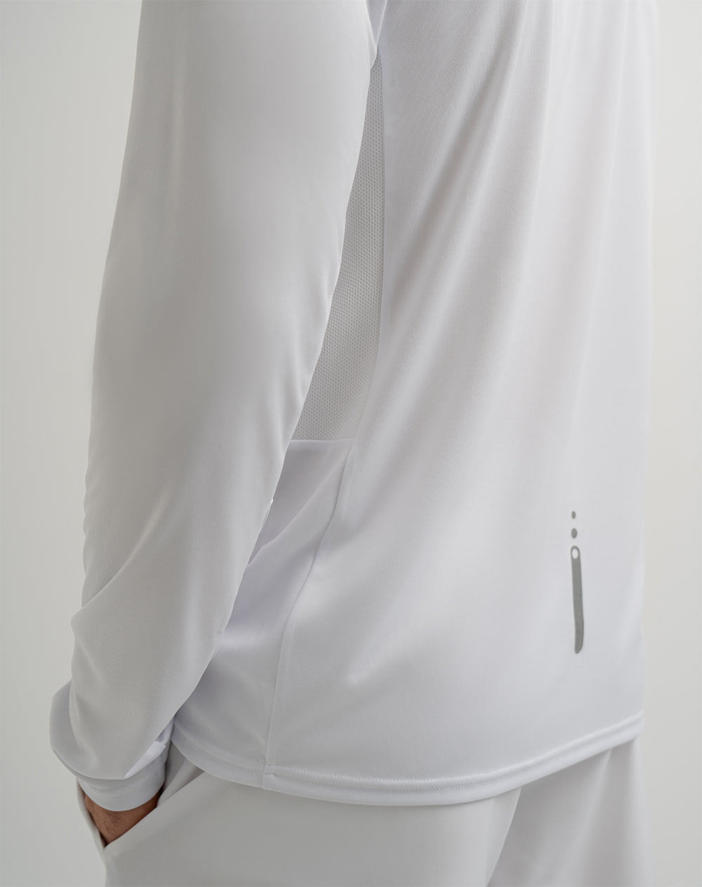 Camibuzo deportivo  hombre transpirable blanco