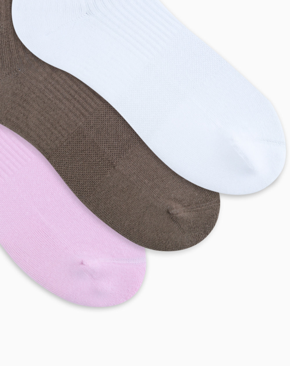 Medias deportivas mujer tobillera corta pack x3 surtido