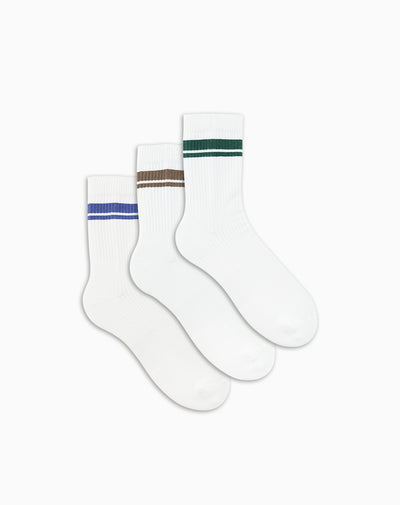 Medias deportivas mujer tobillera corta pack x3 surtido
