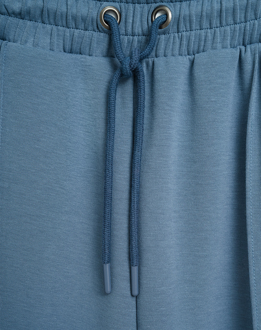 Jogger en algodón sostenible semi ajustado azul para hombre