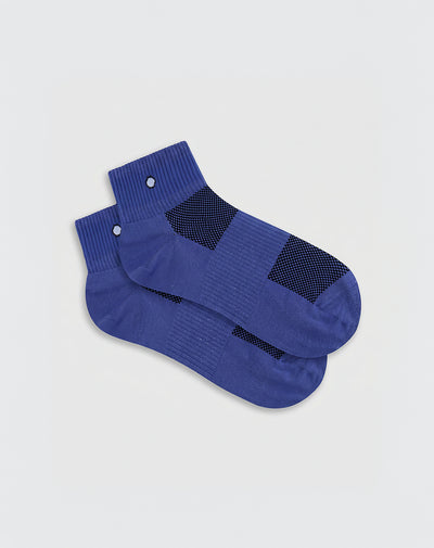 Medias deportivas hombre tobilleras microfibra azules