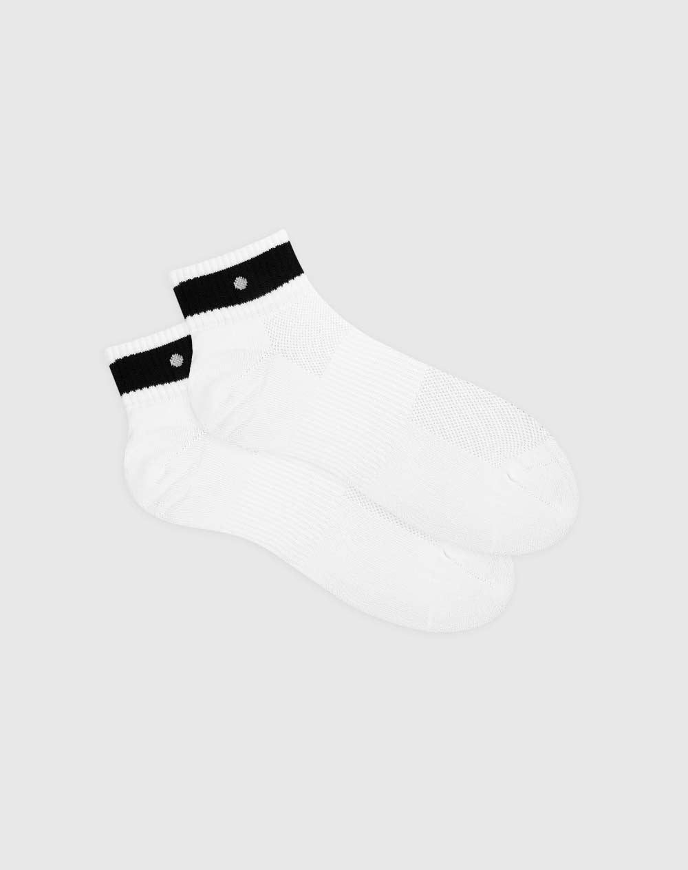 Medias deportivas para hombre tobilleras microfibra blancas