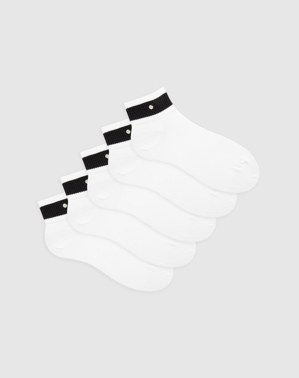 Medias deportivas para hombre tobilleras microfibra pack x5unds surtidas