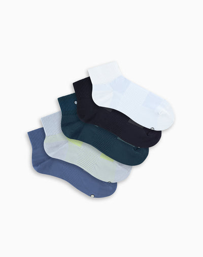 Medias deportivas hombre tobillera pack x5 surtido
