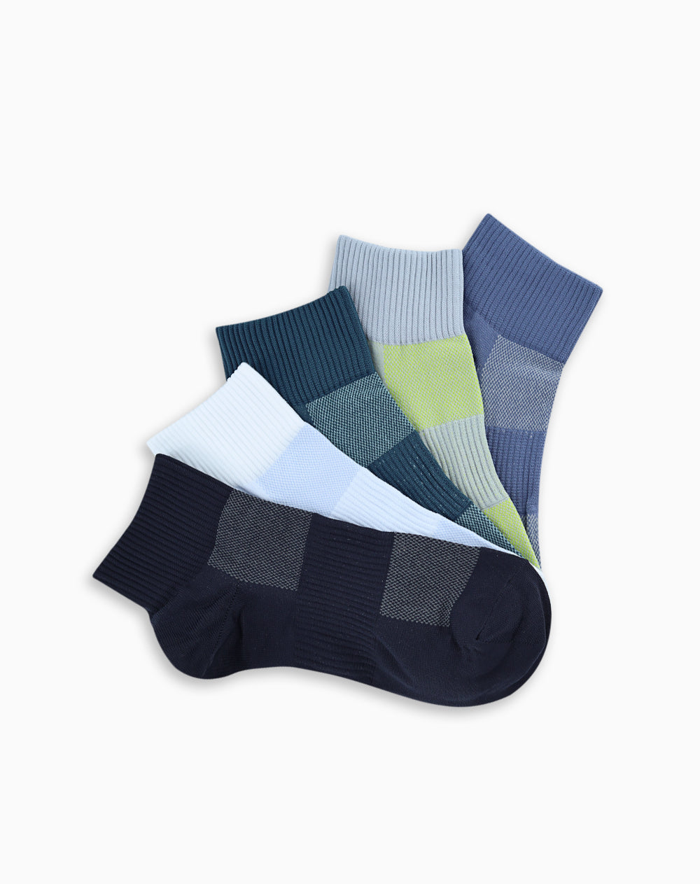 Medias deportivas hombre tobillera pack x5 surtido