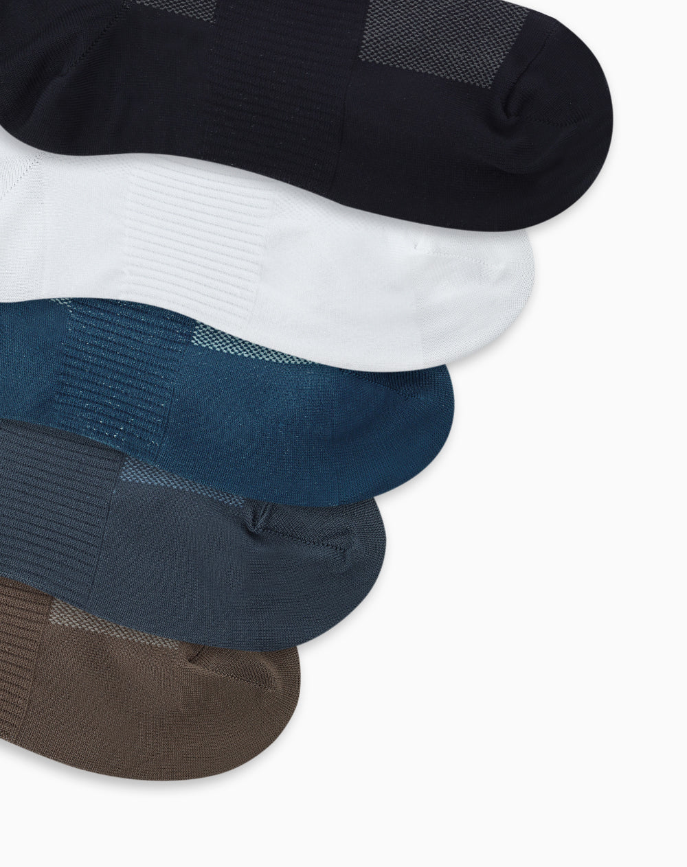 Medias deportivas hombre tobillera microfibra pack x5 surtido