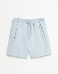 Bermuda en algodón sostenible azul claro para hombre