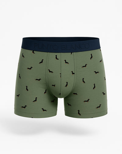 Bóxer medio panel amplio estampado