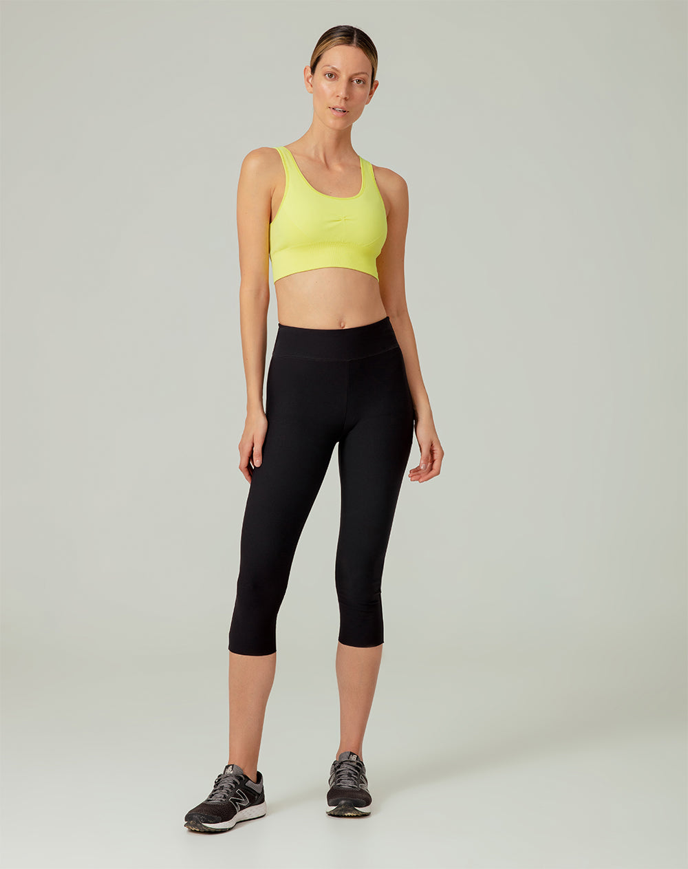Legging sin costuras con control de abdomen negro