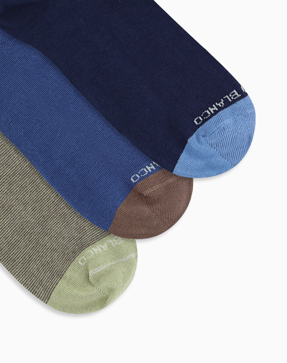 Medias hombre tobillera corta pack x3 surtido