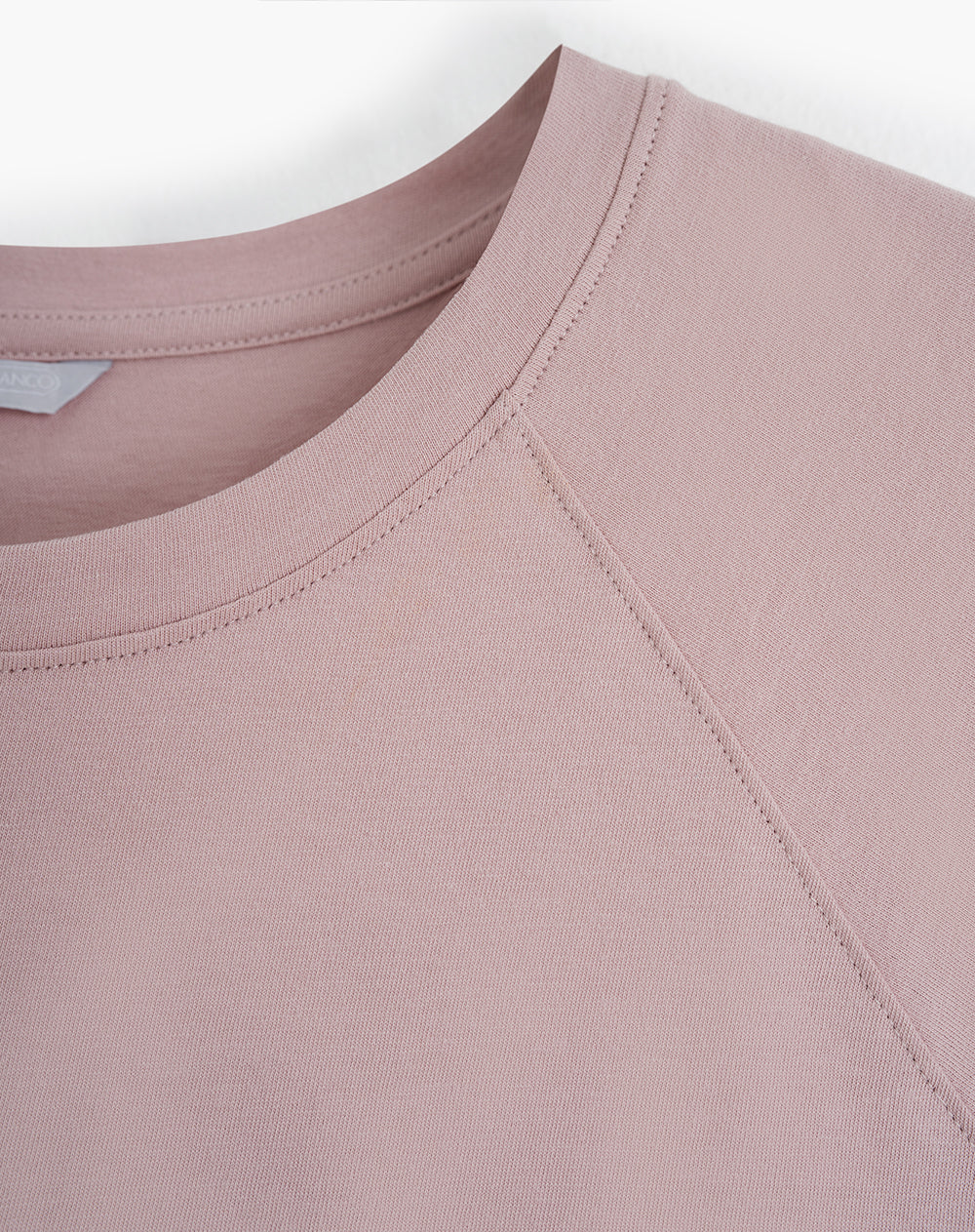Camiseta algodón lila mujer