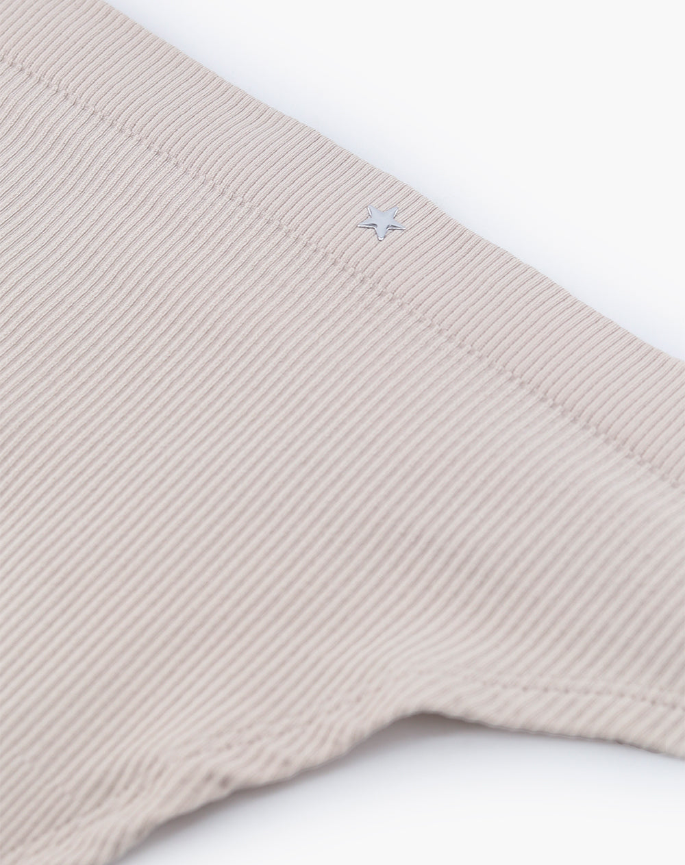 Top + panty acanalado arena mujer