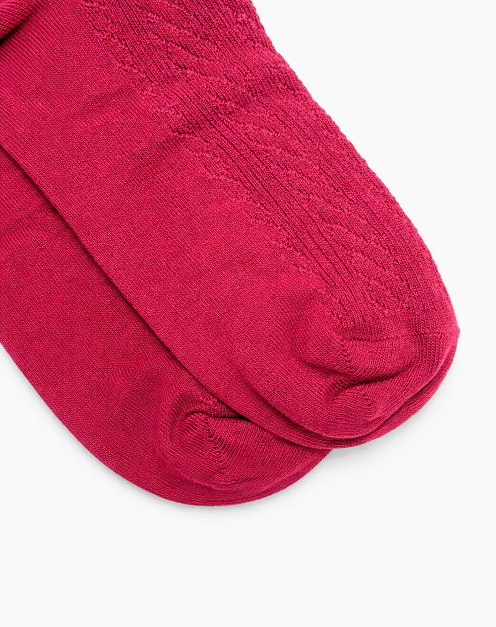 Medias mujer tobilleras rojas