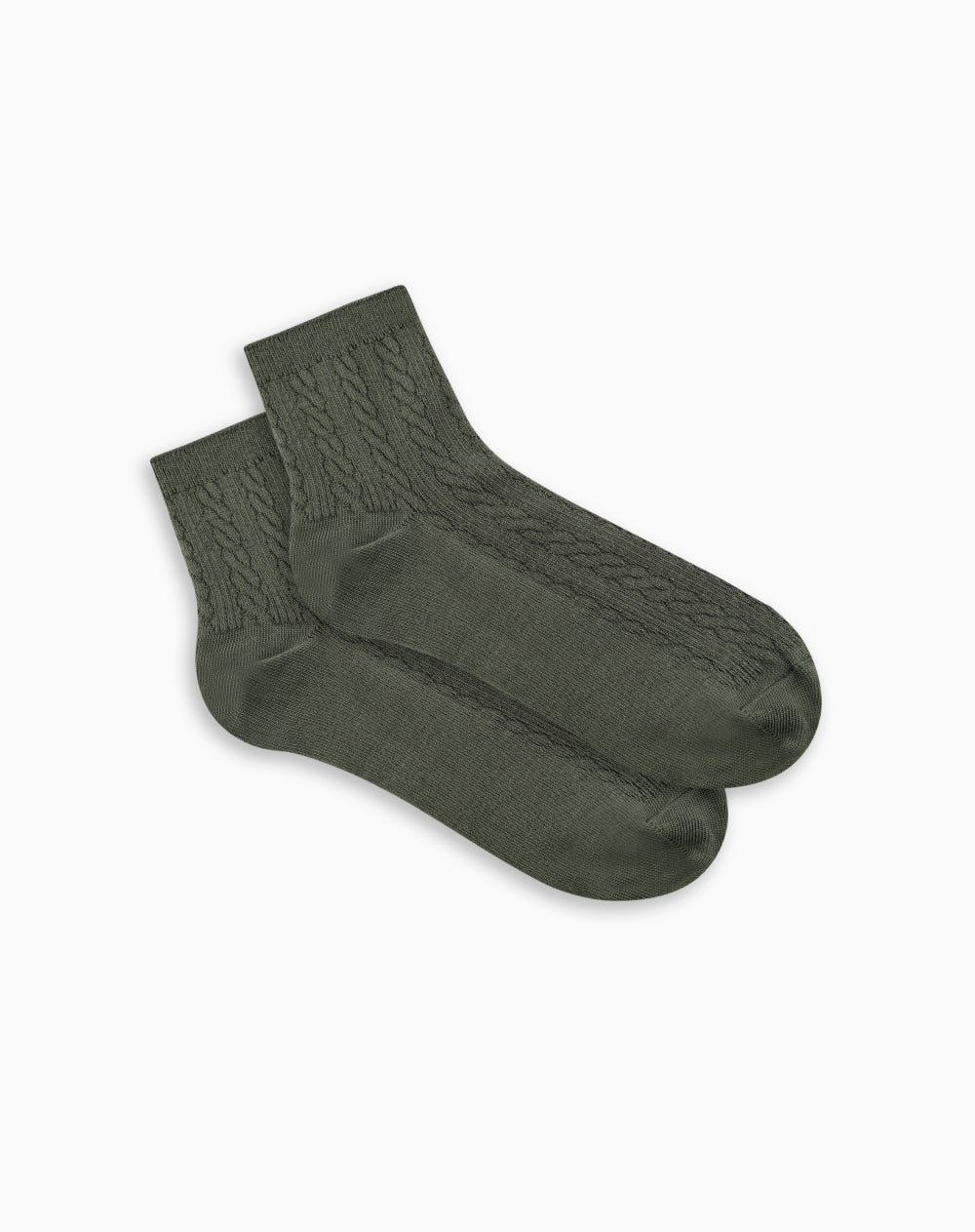 Medias mujer tobilleras verdes