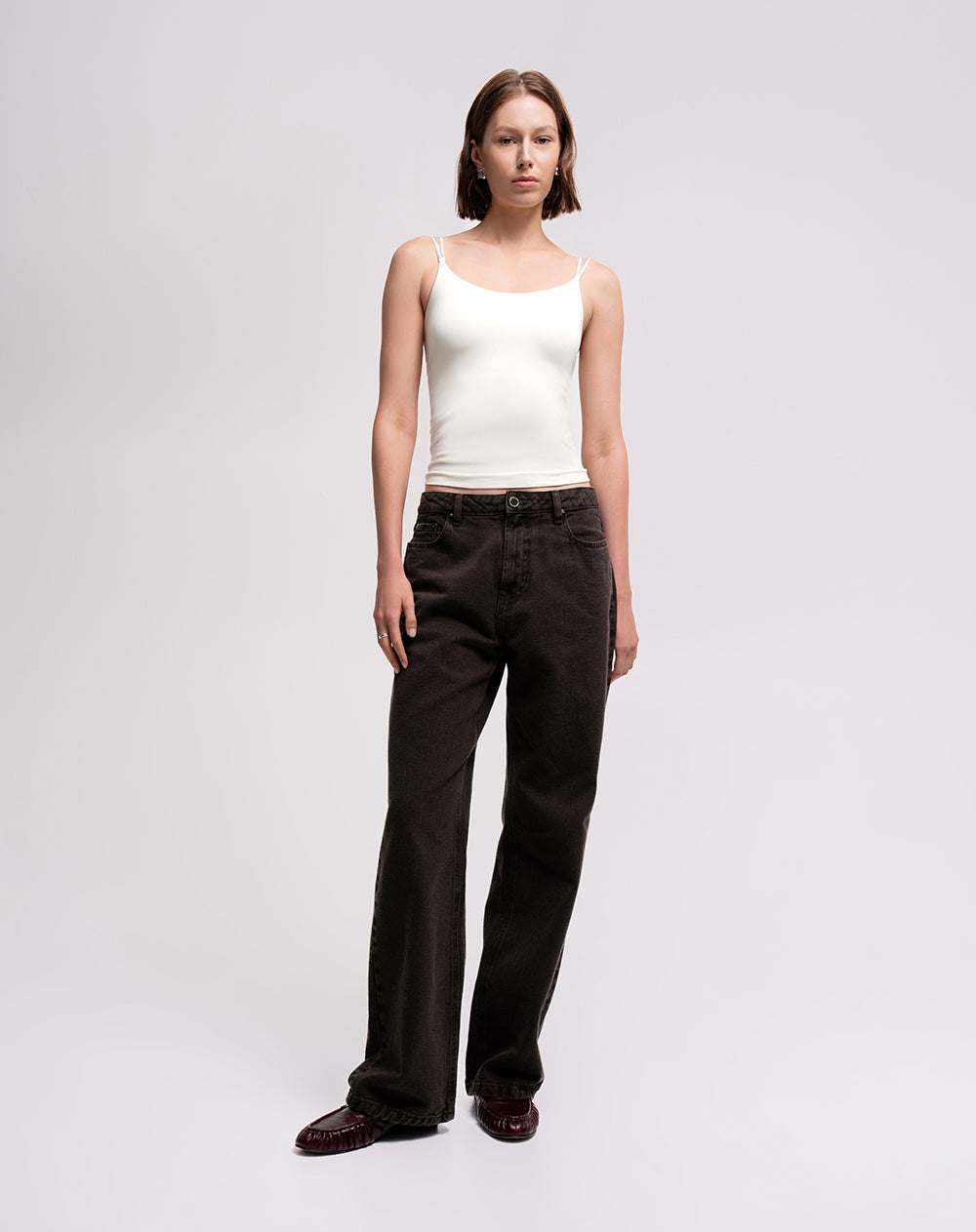 Camisilla seamless vainilla mujer