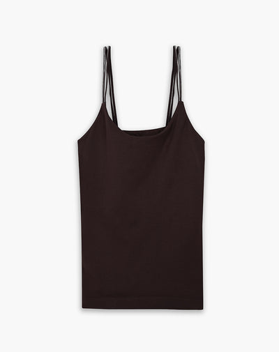 Camisilla seamless vinotinto mujer