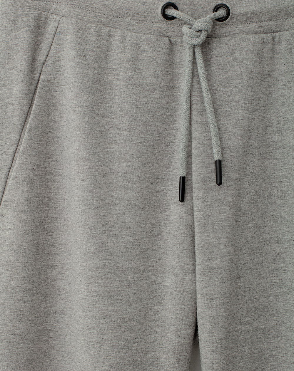 Jogger algodón sostenible gris jaspe mujer