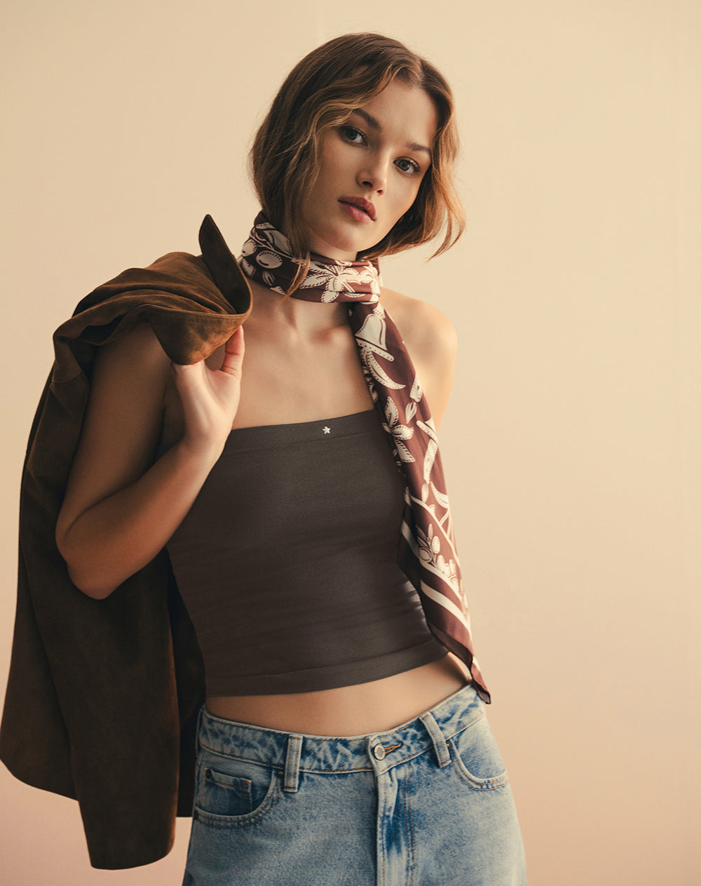 Pañuelo estampado Ana Beliza