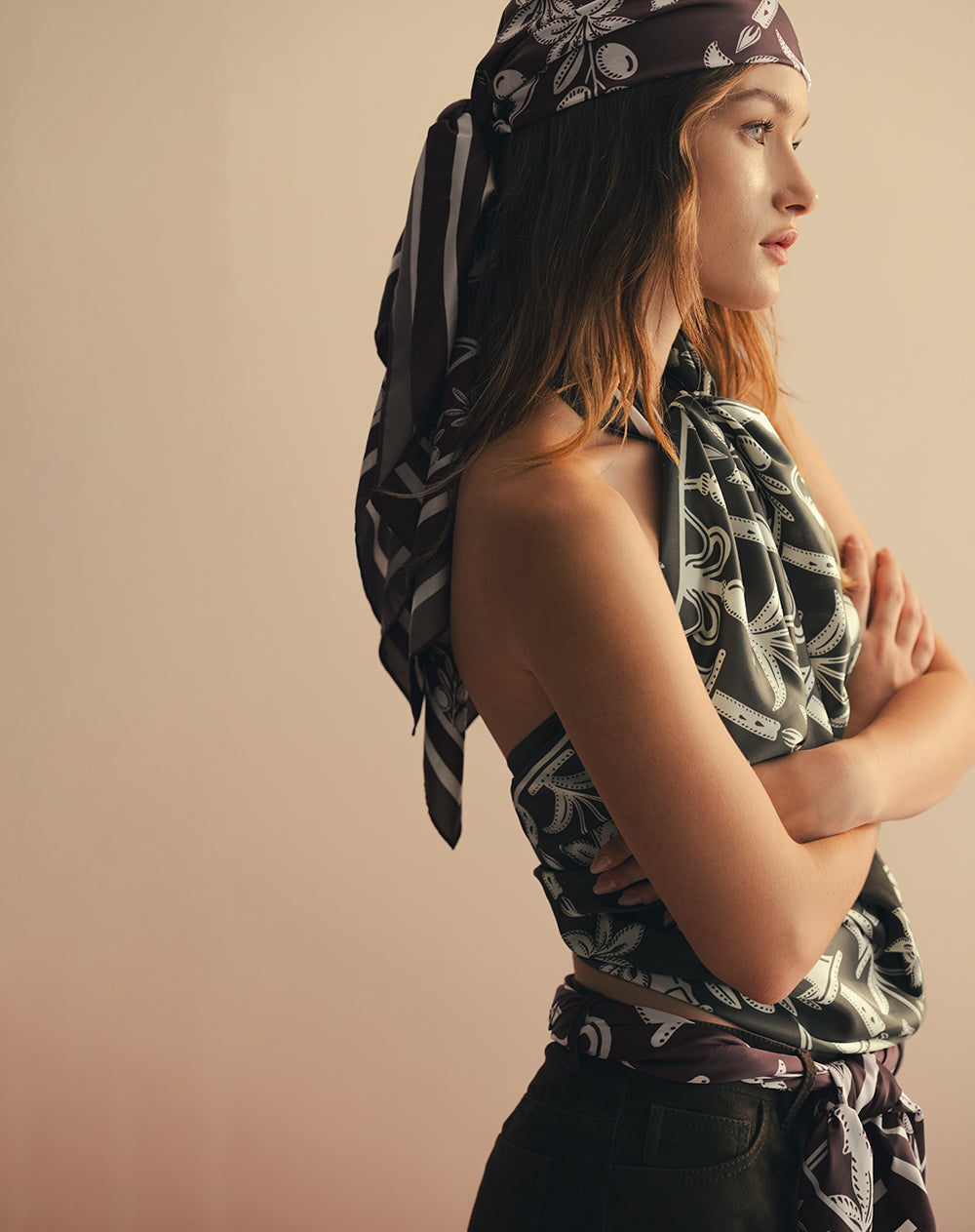 Pañuelo estampado Ana Beliza