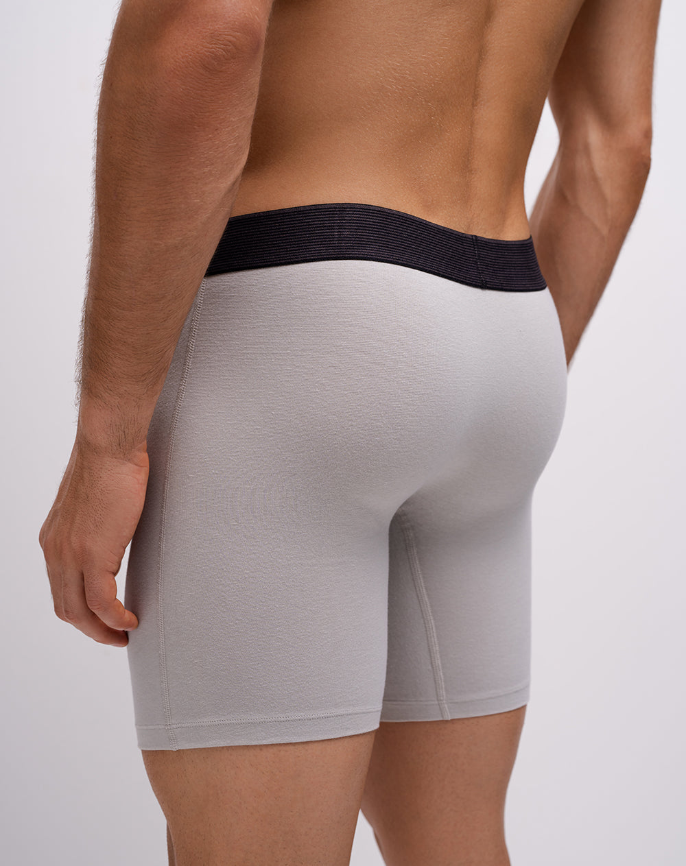 Bóxer largo panel amplio x3unds surtido