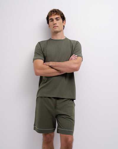 Camiseta + bermuda algodón surtida