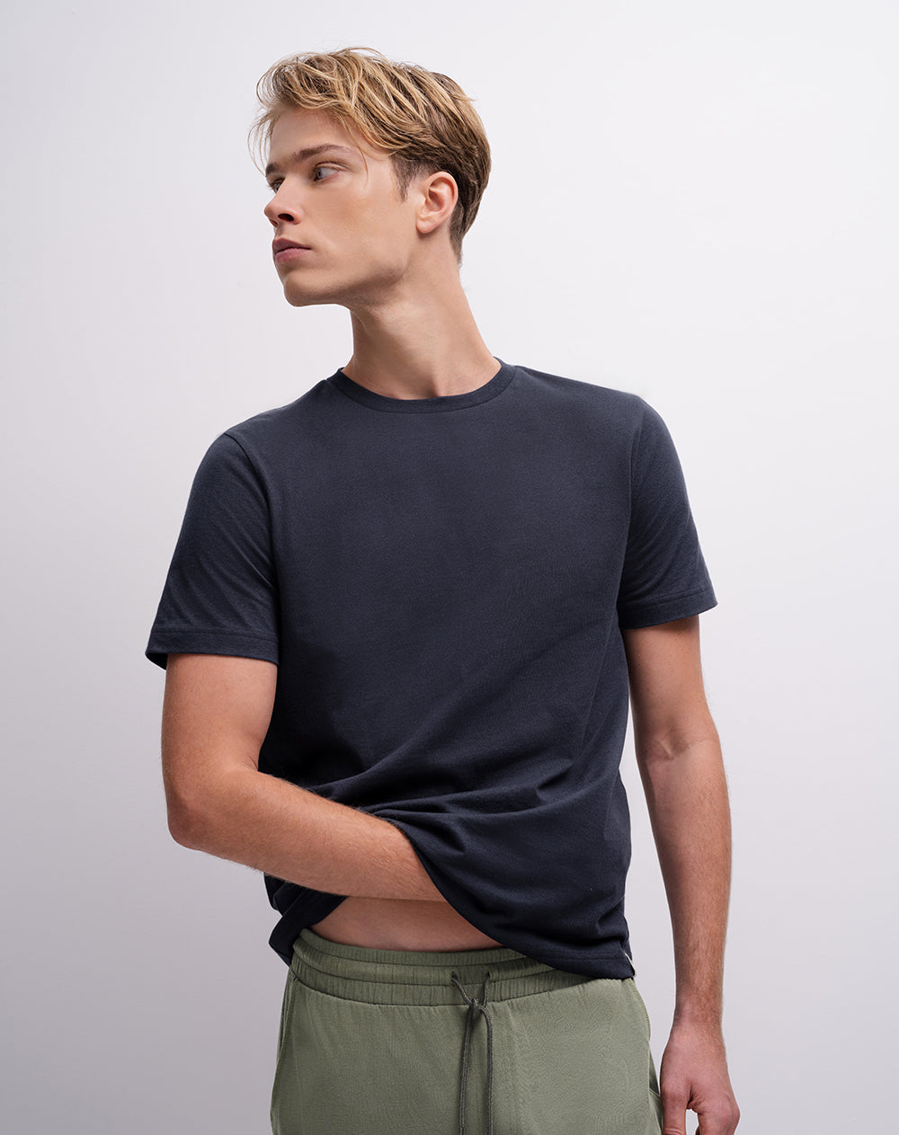 Camiseta + pantalón de pijama algodón surtida hombre