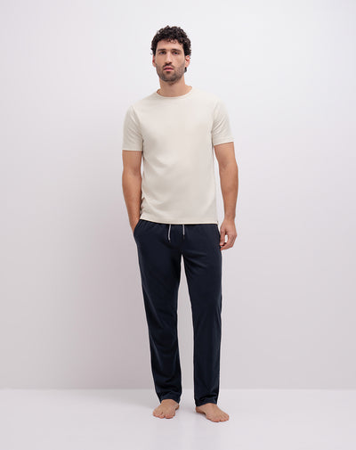 Camiseta + pantalón de pijama algodón surtida hombre