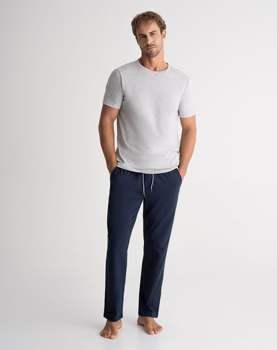 Camiseta + pantalón de pijama hombre algodón surtida