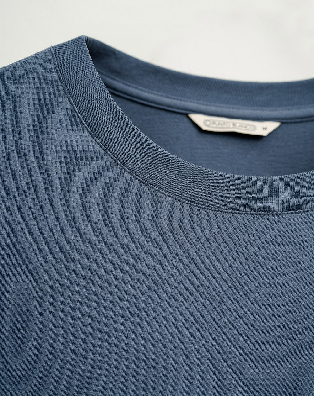 Camiseta regular fit manga corta azul