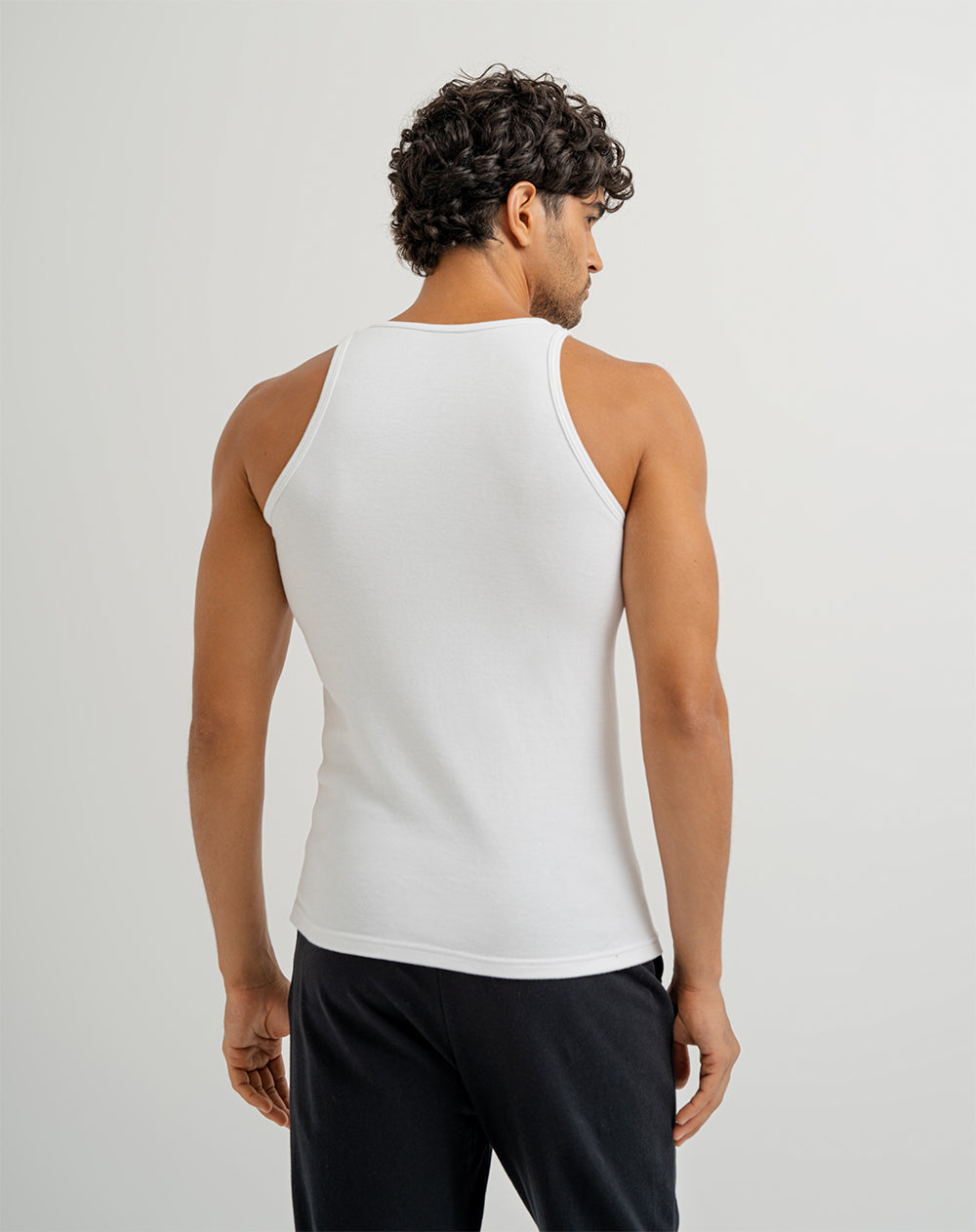 Camiseta algodón sostenible pack x2unds blanca para hombre