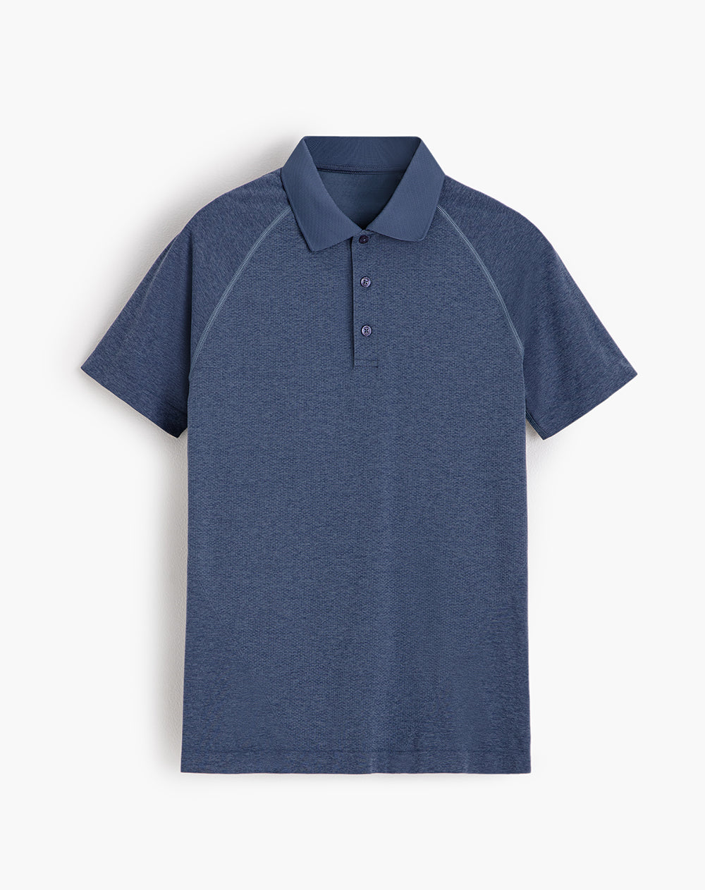 Polo deportiva hombre seamless azul