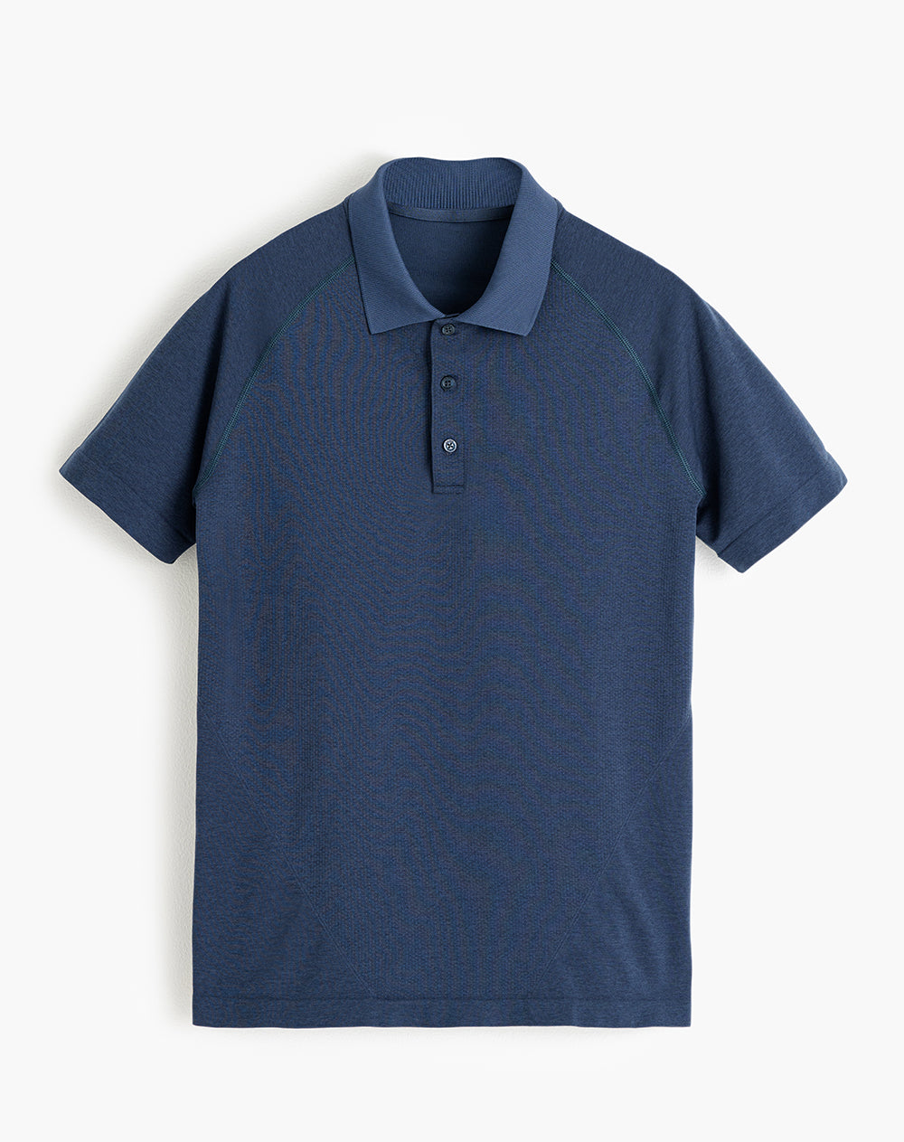 Polo deportiva hombre seamless azul