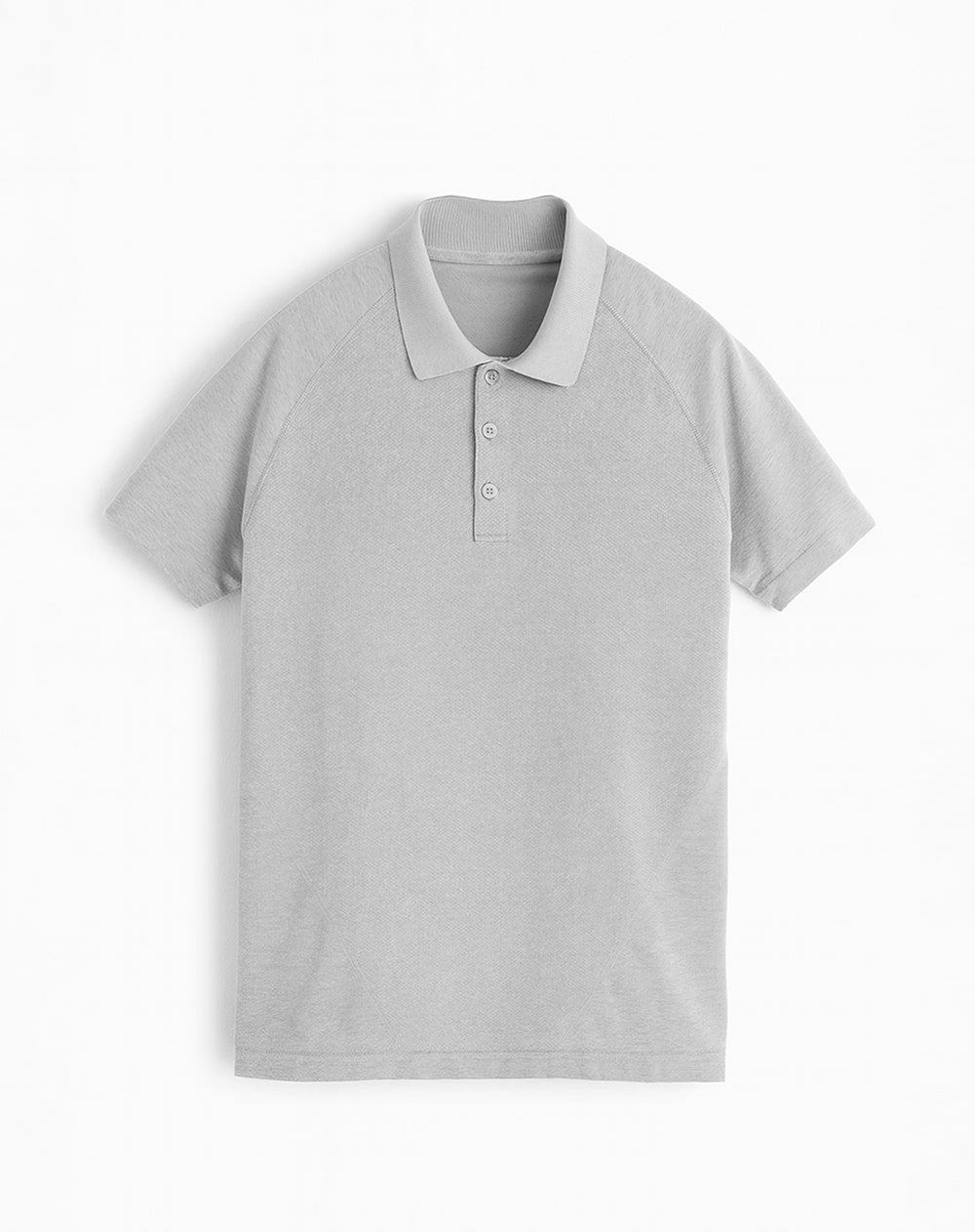 Polo deportiva seamless gris hombre