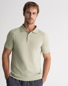 Polo deportiva hombre seamless verde