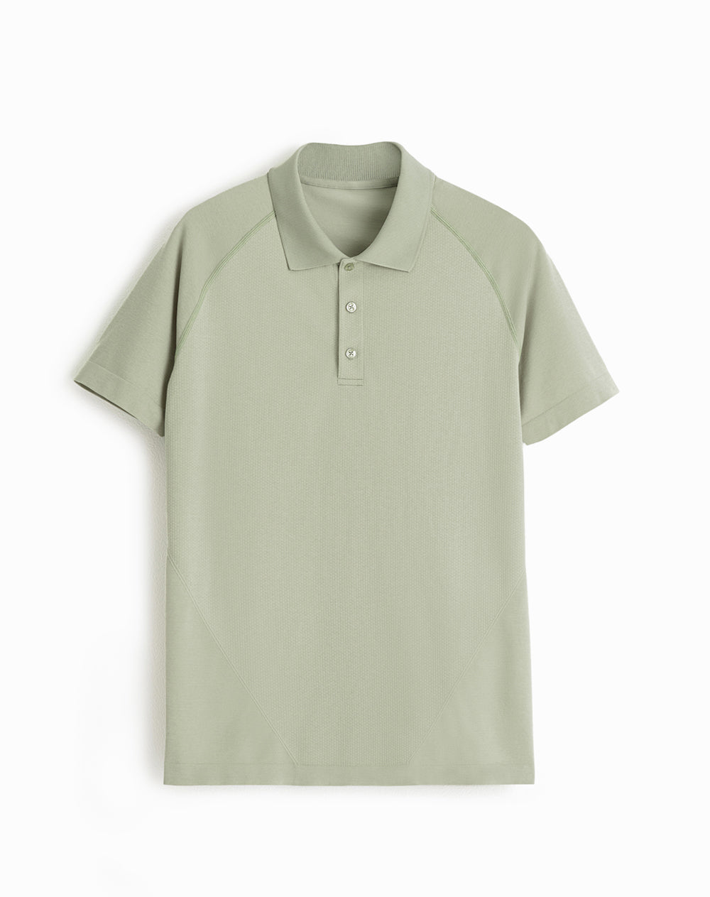 Polo deportiva seamless verde hombre