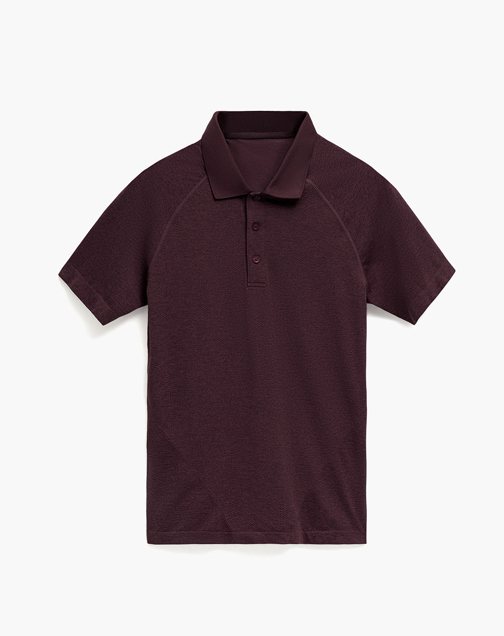 Polo deportiva seamless vino tinto hombre