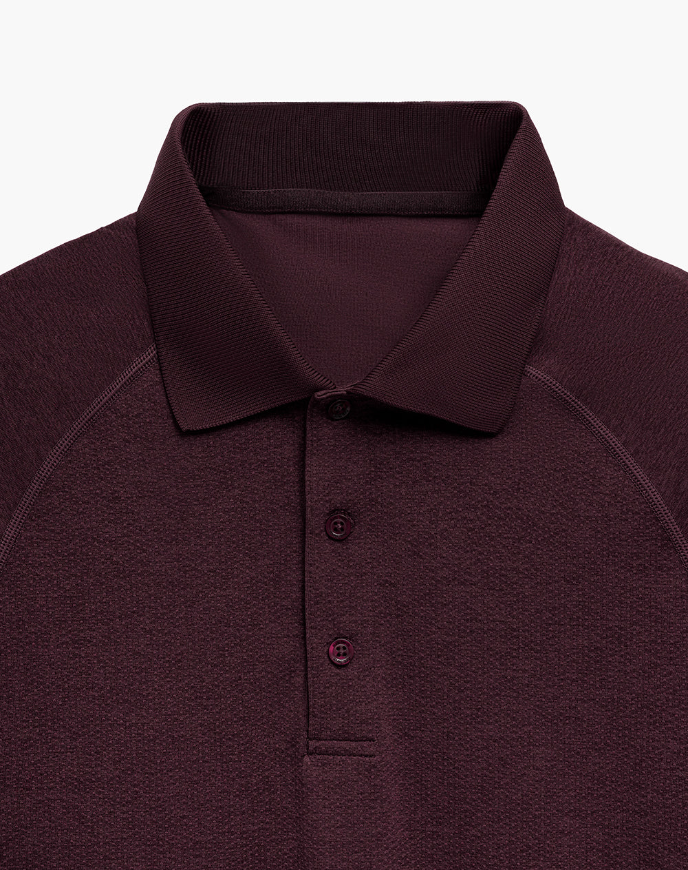 Polo deportiva seamless vino tinto hombre